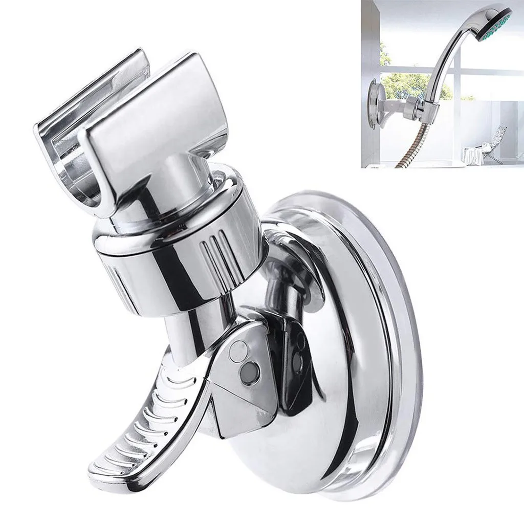 

Shower Head Holder Suction Cup Handheld Showerhead Bracket Adjustable Height Shower Holder Removable Handheld Wand holder