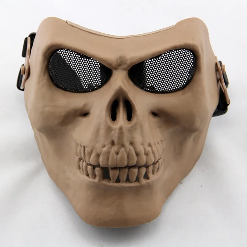 

M02 Skull Skeleton Full Face Paintball Mask Cosplay Halloween Party Mask Hunting Military Army CS Wargame Airsoft Tactical Masks