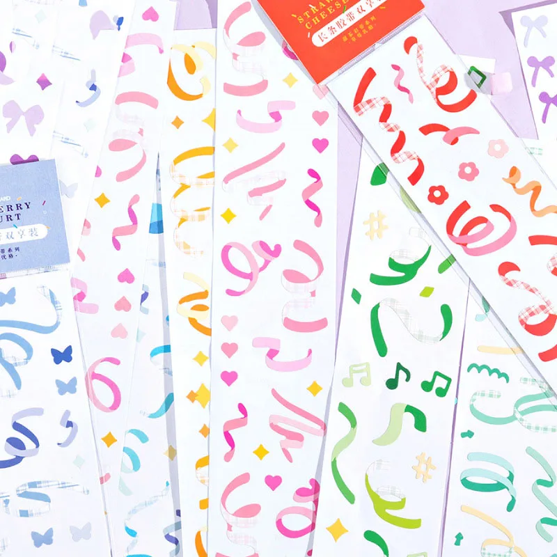 

Красочная кружевная лента для девочек наклейки для скрапбукинга DIY дневник, фотоальбом, декоративные наклейки для журналов