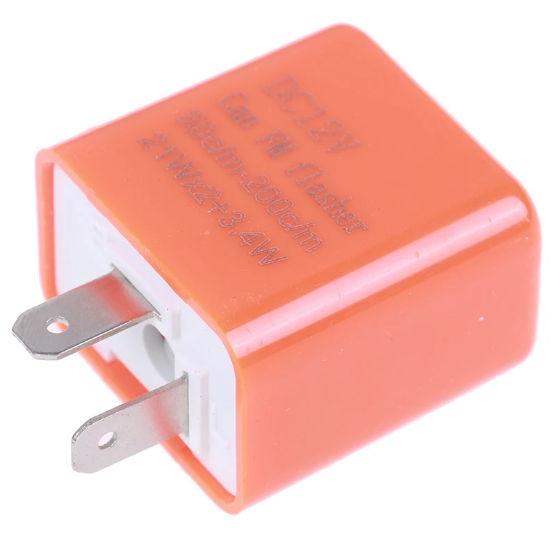

Hot Sale 2 Pin 12V LED Turn Signal Indicator Flasher Relay Motorcycle Speed Adjustable