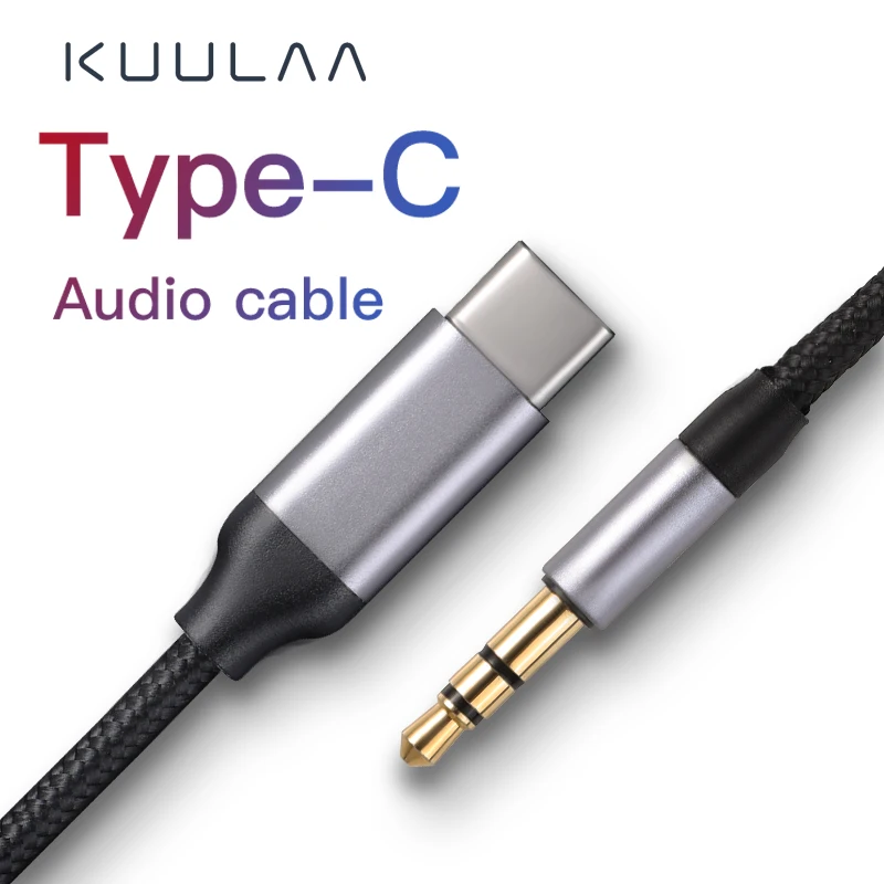 KUULAA USB C до 3 5 мм AUX Наушники type Jack адаптер для huawei mate 20 P30 Oneplus 7 pro Xiaomi Mi 6 8 9 SE аудио