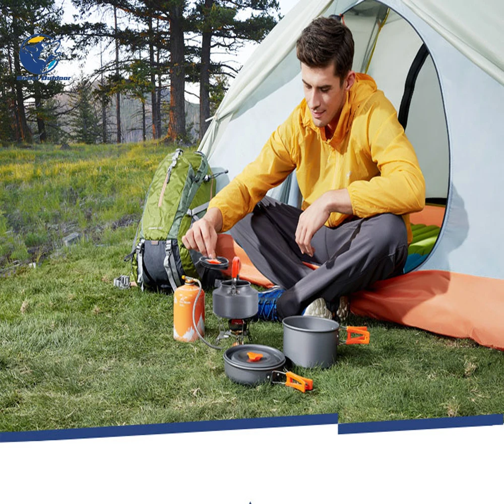 Набор ультра светильник из алюминиевого сплава посуда для кемпинга чайник