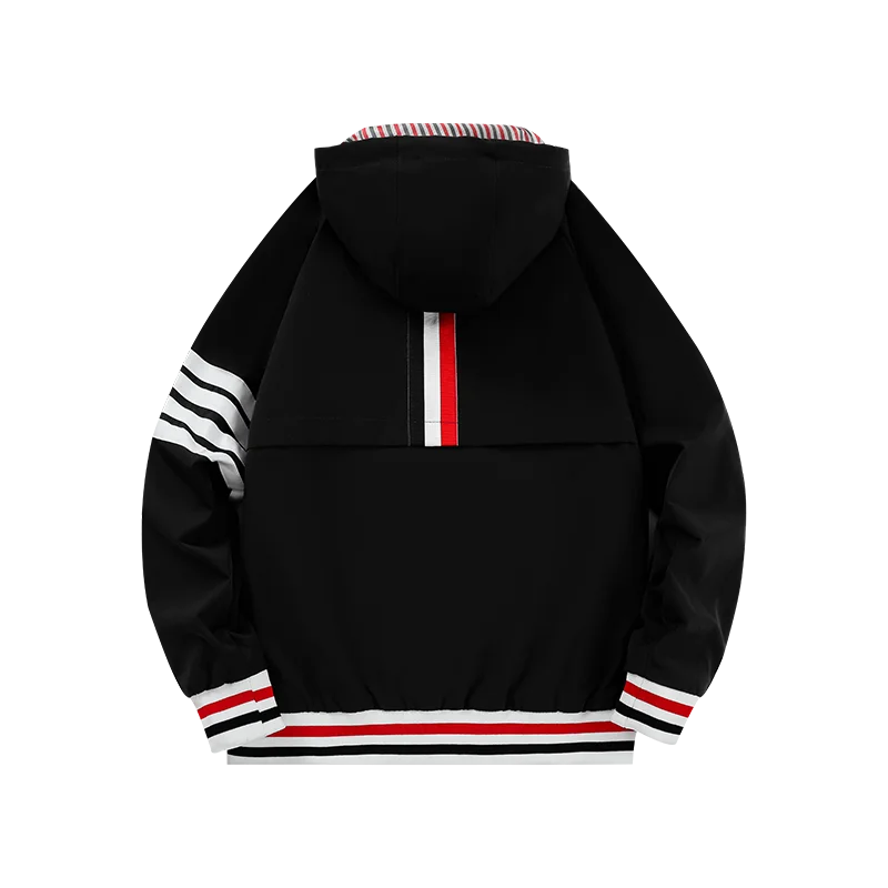 Куртки Новая Осенняя куртка с капюшоном Мужская одежда корейские модные мужские