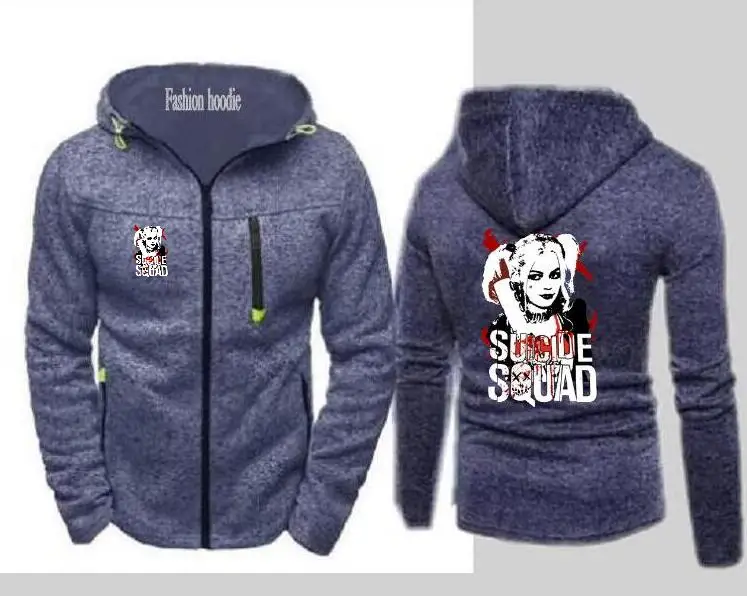 New Personality Hoodie Harry Quinn Jacket Suicide Squad Clown Clothes | Мужская одежда