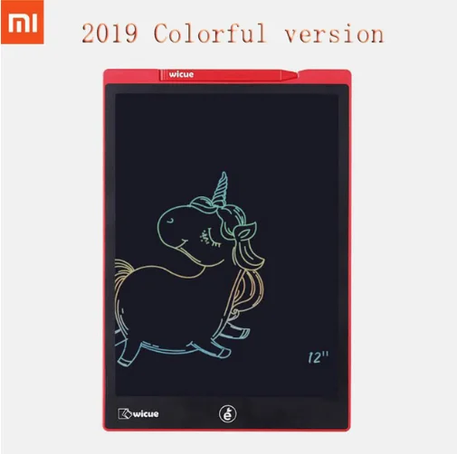 Xiaomi Wicue 12/1" размер детский светодиодный почерк доска себе коврик для рисования расширяющийся ребенок идея развивающие игрушки Дети xiomi H30 - Цвет: 12inch Color version