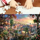 Картина маслом в виде животных, картина маслом в виде пассажирского пейзажа из Эгейского моря, бумажная картина для взрослых, пазл, игрушка в подарок, 1000 шт.