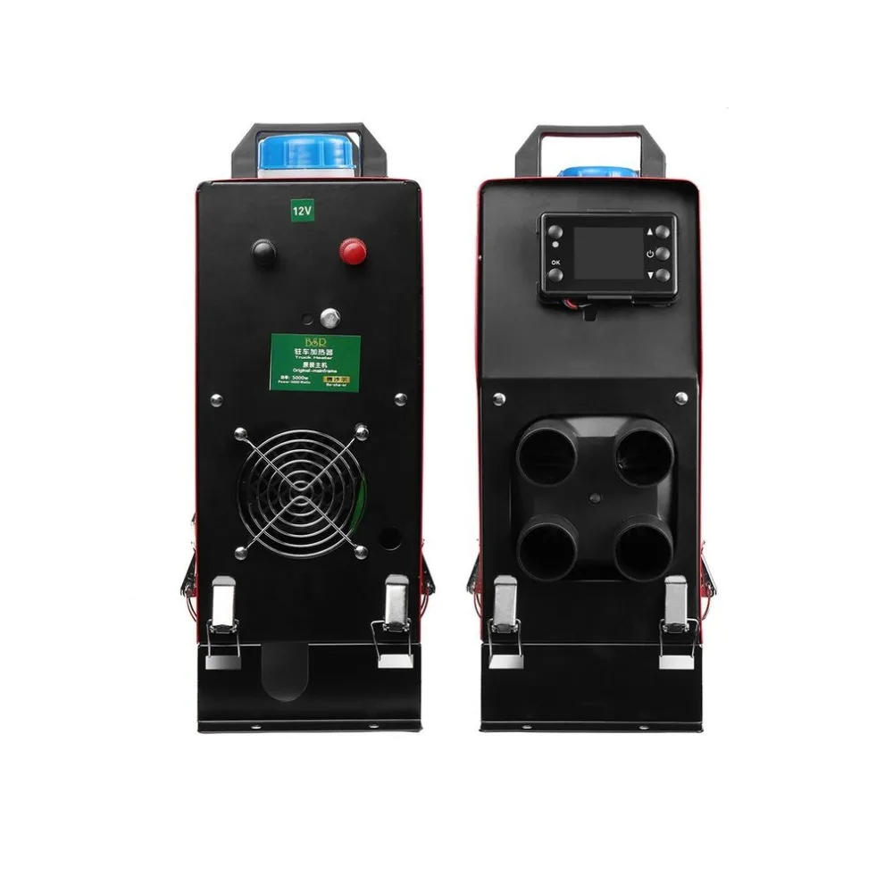 12v 5000w воздуха Отопление с дизельным топливом с 4 отверстиями монитор плоскостной транзистор для грузовых автомобилей лодки автобуса синий ЖК-дисплей переключатель с низким уровнем выбросов и низкий расход топлива