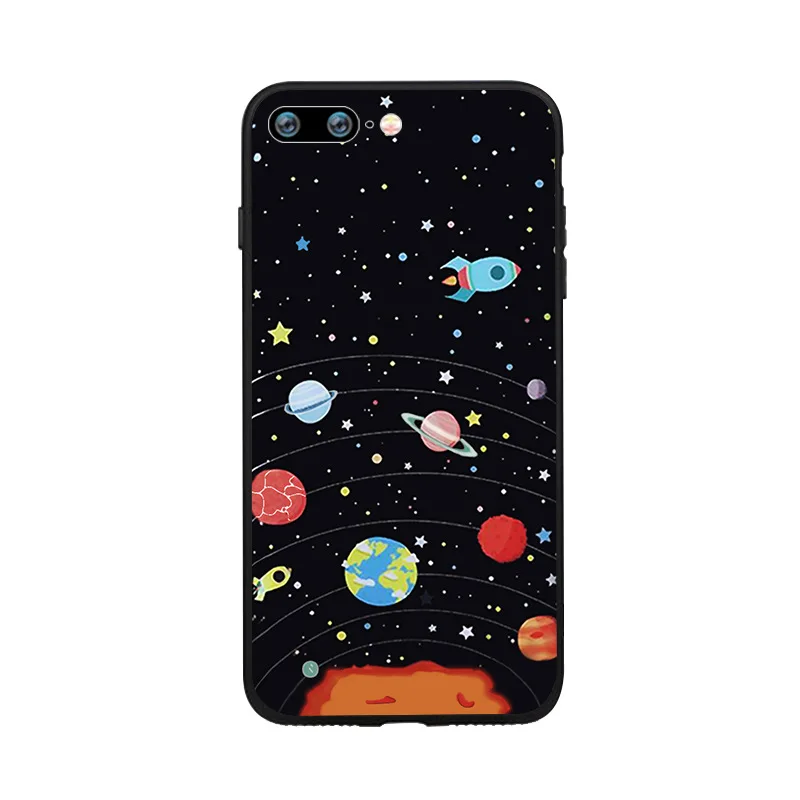 Модный милый чехол для iPhone 7 8 6 Plus X XR XS Max 11 Pro высокого качества из мягкого ТПУ |