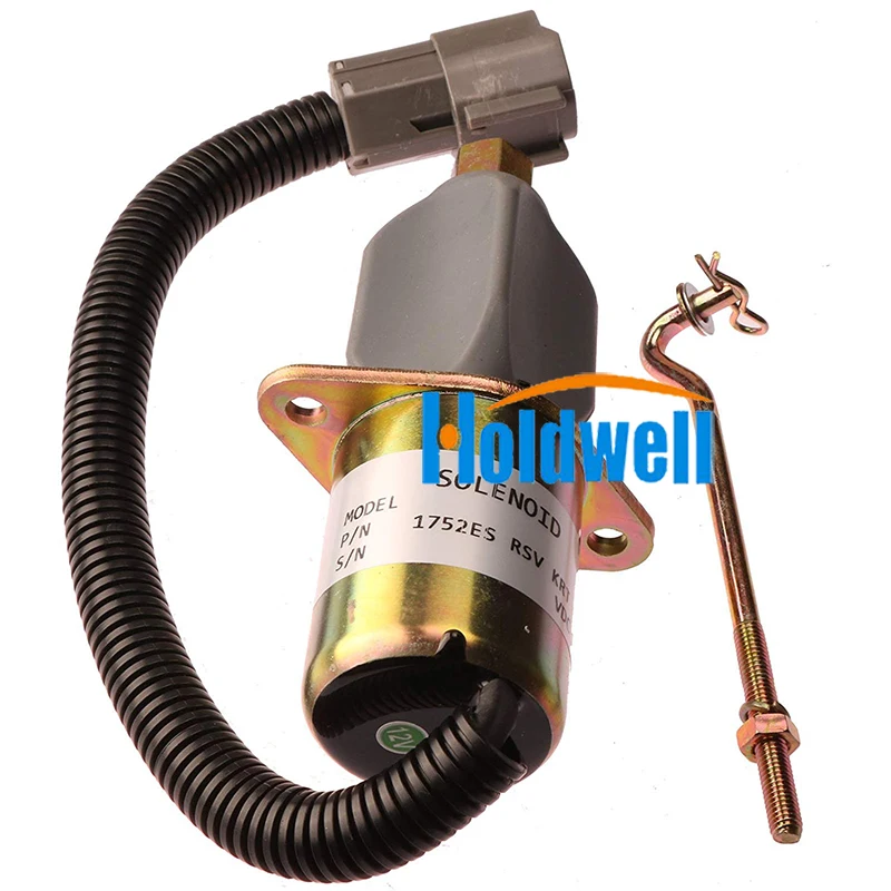 12 В стопорный Электромагнит 1752ES RSV KIT KRT для Cummins Mitsubishi SA-4014-12 | Автомобили и