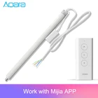 Мотор для затвора Aqara ZiGBee, умный двигатель для занавесок, с дистанционным управлением через приложение Mi Home