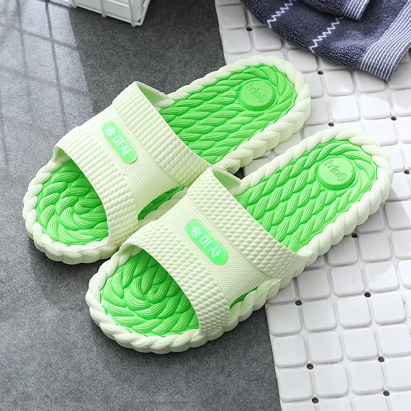 

2021 new cool slippers home women summer antiskid indoor bathroom bath massage slippers women