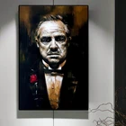 Плакаты и принты на стену крестный отец, классические, современные, холст, абстрактное искусство, Декор для дома