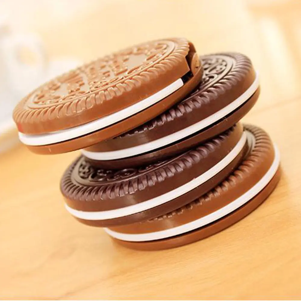 Реалистичное зеркало для создания шоколадных печенья с расческой карманное