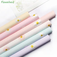 daisy printed flower bouquet wrapping paper creative florist bouquet craft paper tissue paper clothing gift packing paper