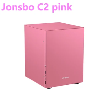 Чехол Jonsbo C2 алюминиевый для компьютера Mini ITX MATX, USB3.0, с игровым корпусом, C2S, черный, HTPC, ITX, с поддержкой жесткого диска 3,5 дюйма, USB3.0