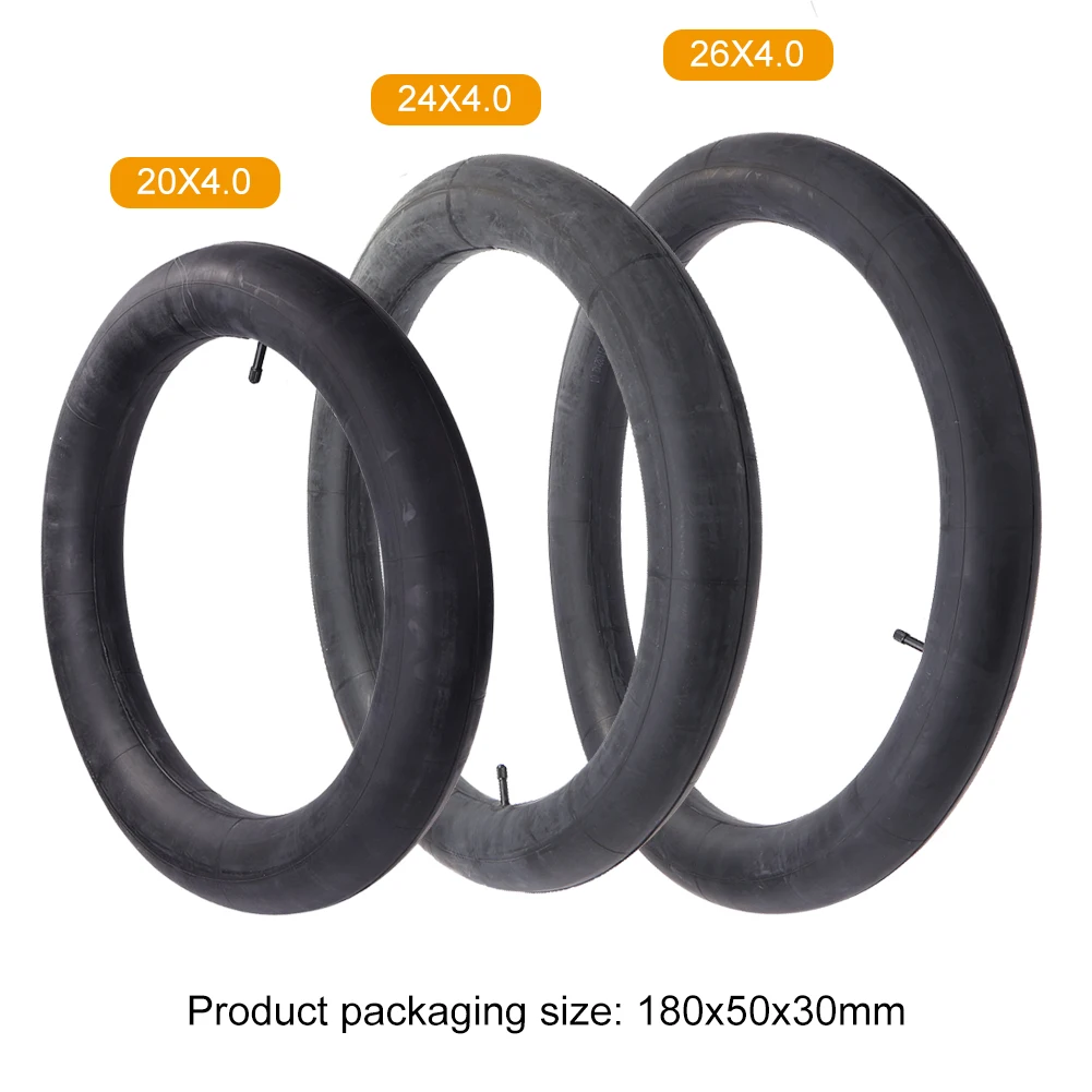 

Bike Tire Inner Tube 20 24 26 inch Snowmobiles Bicycle Tyre Rubber Tube 20/24/26 "4.0 wheel inner tube