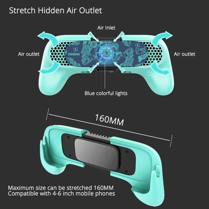 Мобильный телефон кулер PUBG контроллер геймпад охлаждения для Iphone Android смартфон