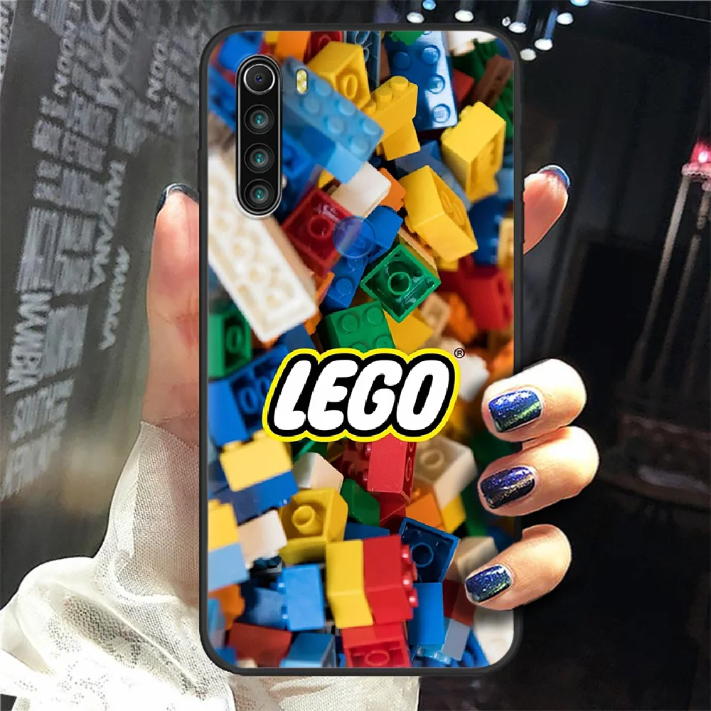 

brand legos Phone Case Cover Hull For XIAOMI Redmi 7a 8a S2 K20 NOTE 5 5a 6 7 8 8t 9 9s pro max black funda soft cell cover
