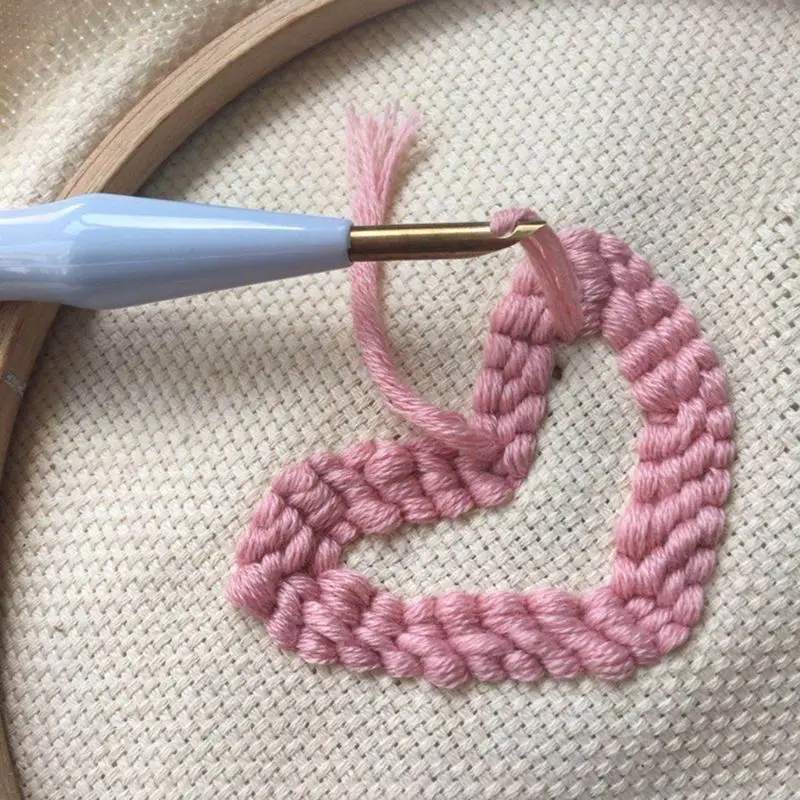 

5pcs Monks Cloth Sewing Punch Needle DIY Embroidery Needlework Sewing Accessory A0KE