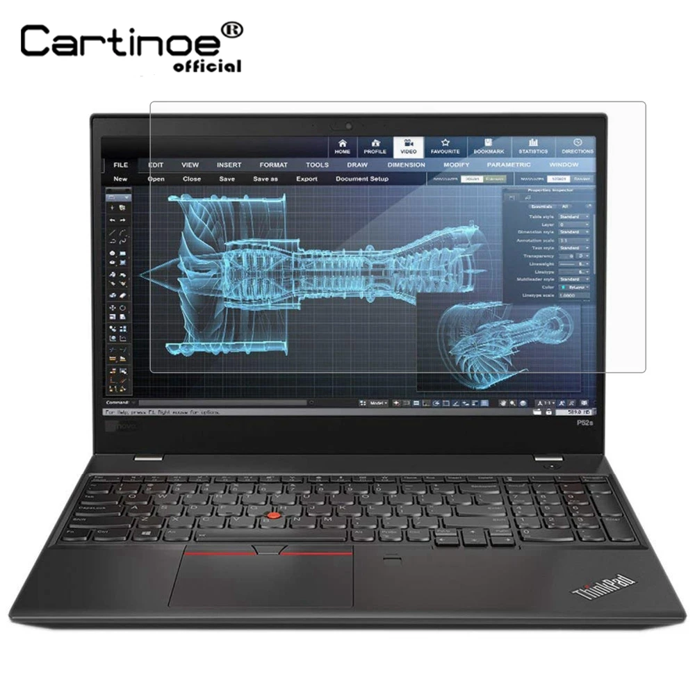 Защитная пленка Cartinoe для ноутбука Lenovo Thinkpad P52s P51 15 6 дюйма 16:9 2 шт. | Компьютеры и