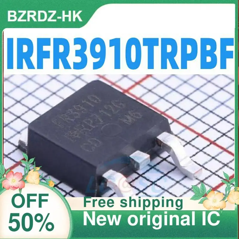 

5 шт./лот IRFR3910TRPBF IRFR3910 MOSFET TO252 новый оригинальный IC