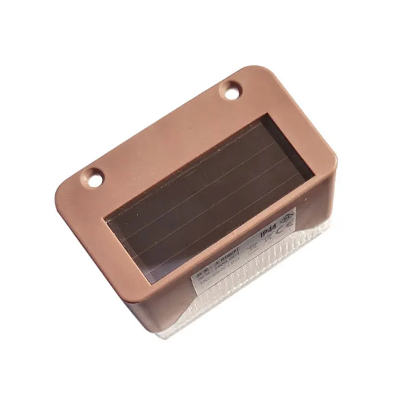 

4pcs Colorful Solar Garden Light LED Solar Path Stair Lights Outdoor Waterproof Solar Wall Lamp for Fence Landscape Courtyard