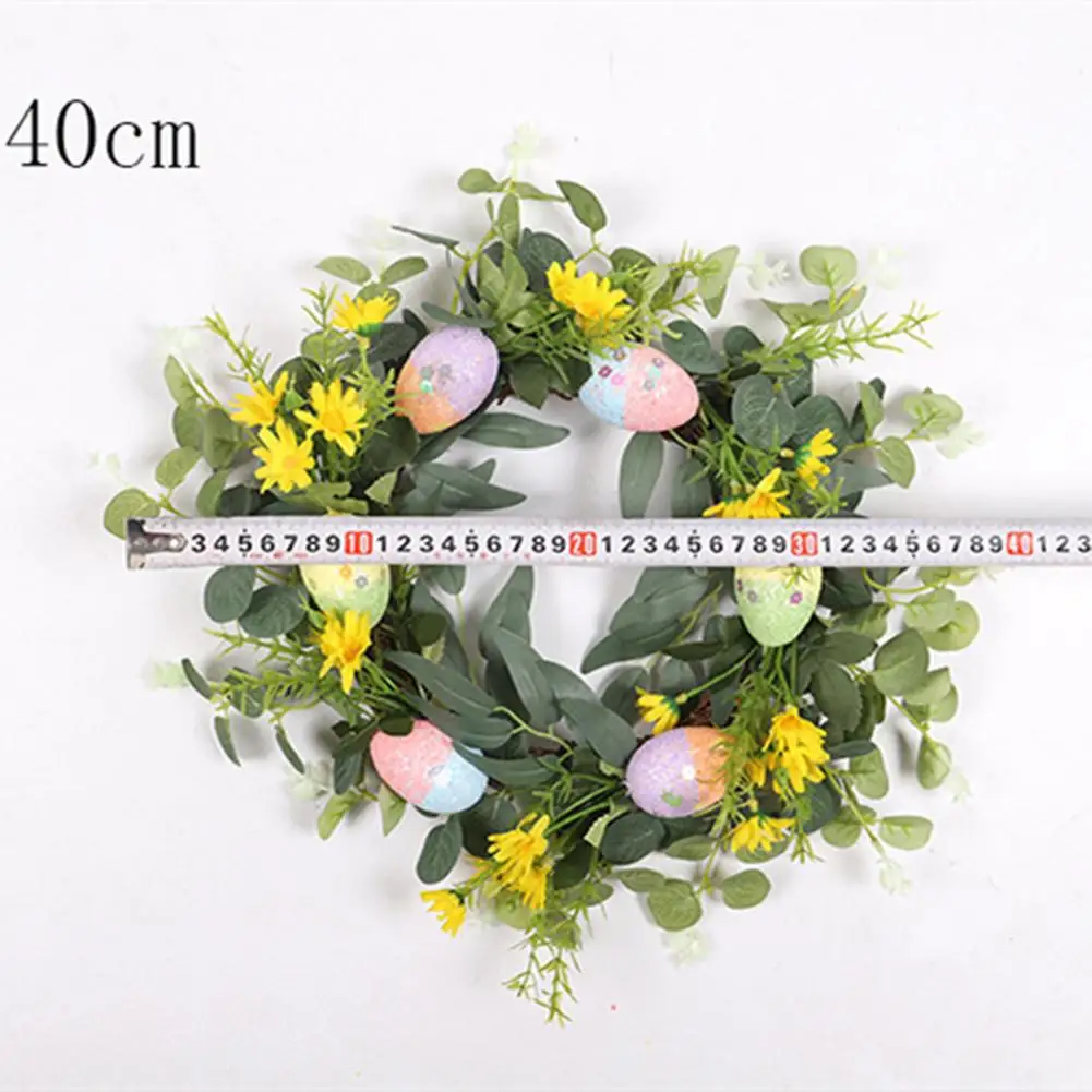 Искусственное яйцо украшение из ротанга весенний свадебный венок настенное для