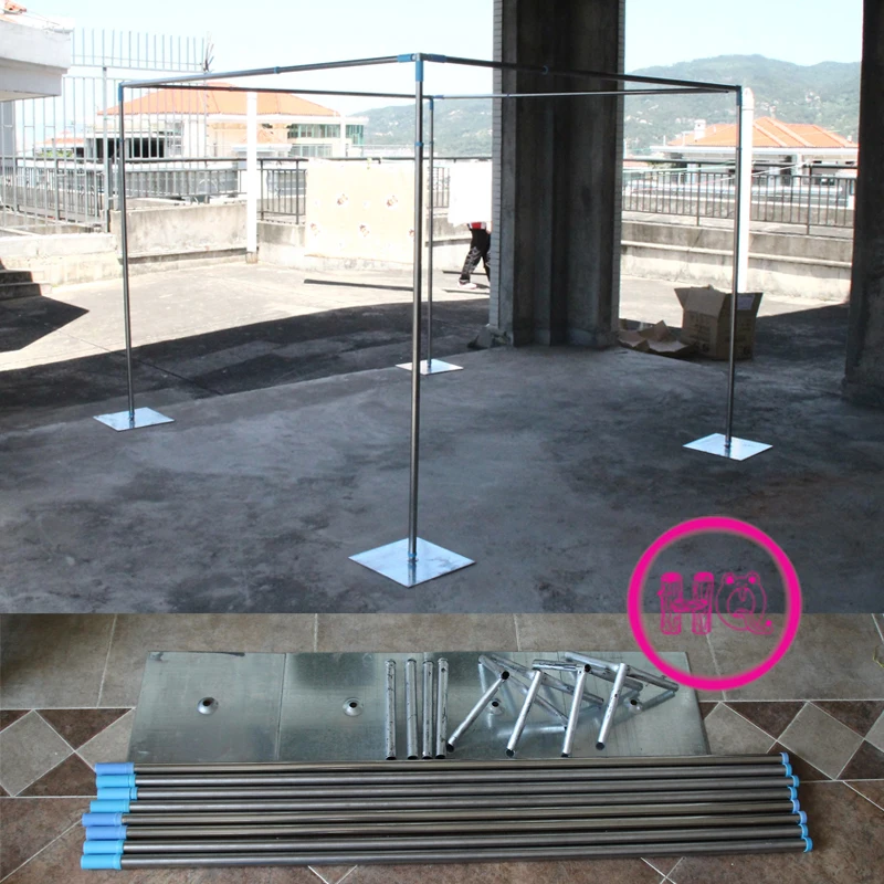 Свадебная квадратная драпированная стойка свадебная для штор Макс. 3 м *