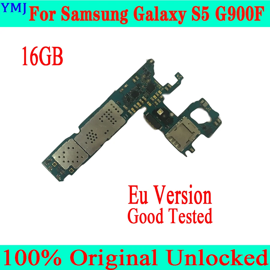 Оригинальная разблокированная материнская плата для Samsung Galaxy S5 G900F 16 ГБ с