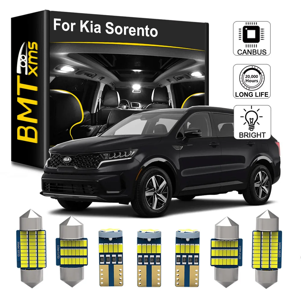 Светодиодный внутренний светильник для Kia Sorento BL XM UM MQ4 2002 2004 2005 2006 2008 2010 2011 2012 2014 2015