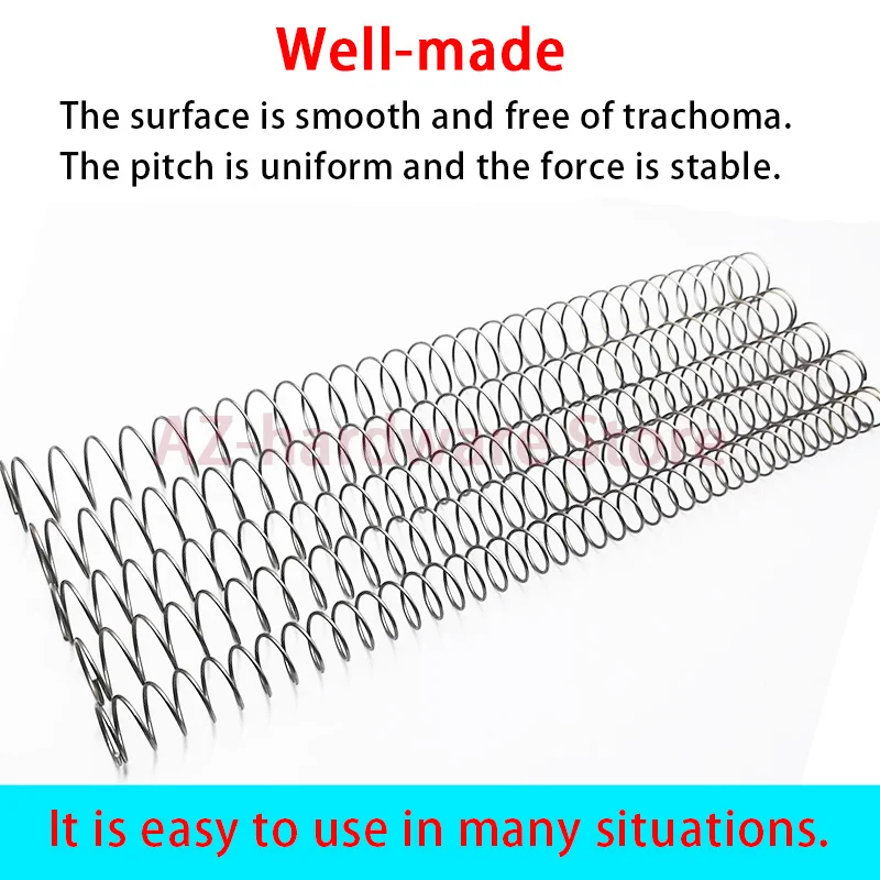 Compressed Spring Pressure Wire Diameter 3.0mm Outer 40mm Length 300mm Release Return 1 Pcs | Обустройство дома