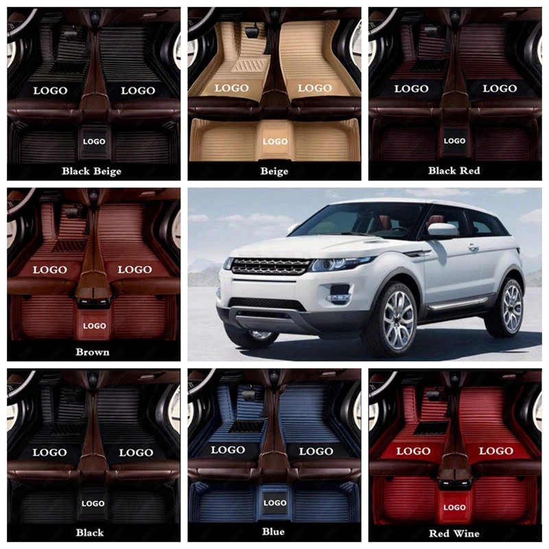 Автомобильные коврики для ног Land Rover LR2 LR3 LR4 Freelander Discovery Range Sport Velar автомобильные