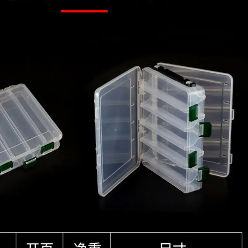 Двухсторонняя коробки для рыболовной приманки рыболовные снасти хранения Чехол