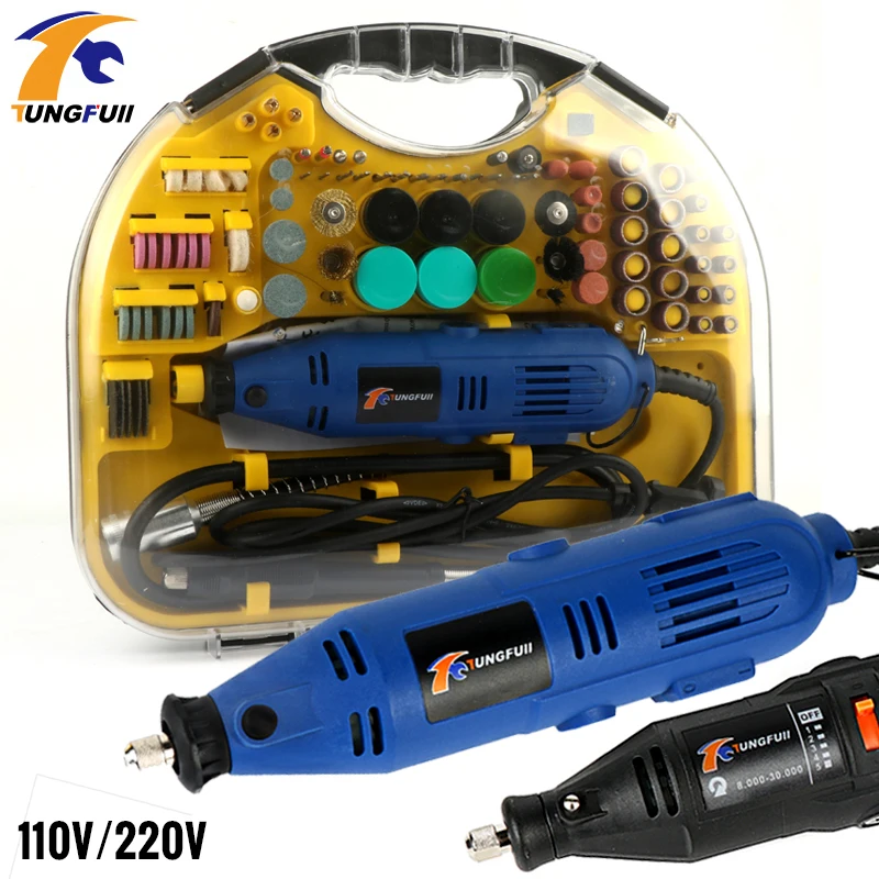Набор инструментов для Dremel 110 В/220 В набор вращающихся ручной мини дрели 3000 4000