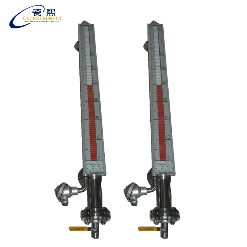 

1800mm side mounted stainless steel material magnetic level indicator