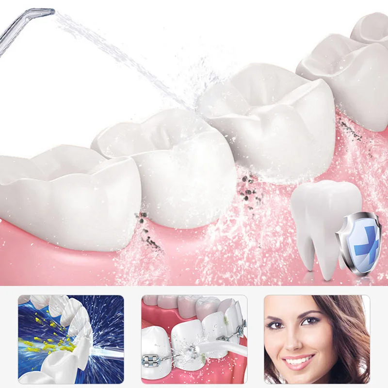 Портативный беспроводной Оральный ирригатор USB Перезаряжаемый