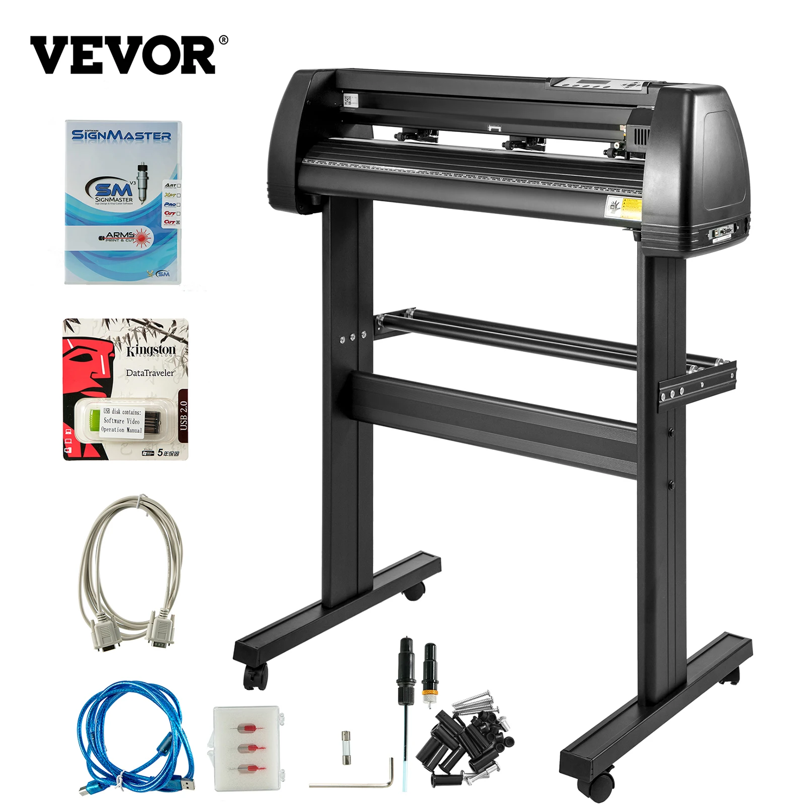 VEVOR 28/34 дюймовый виниловый резак машина Windows программное обеспечение SIGNMASTER