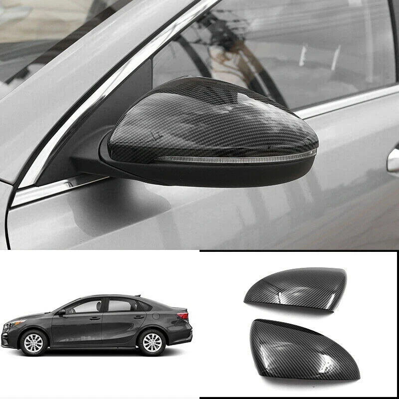 ABS Carbon Fiber Rear View Side Door Mirrors Cover Trim for Kia Forte / K3 Cerato 2019-2020 | Автомобили и мотоциклы
