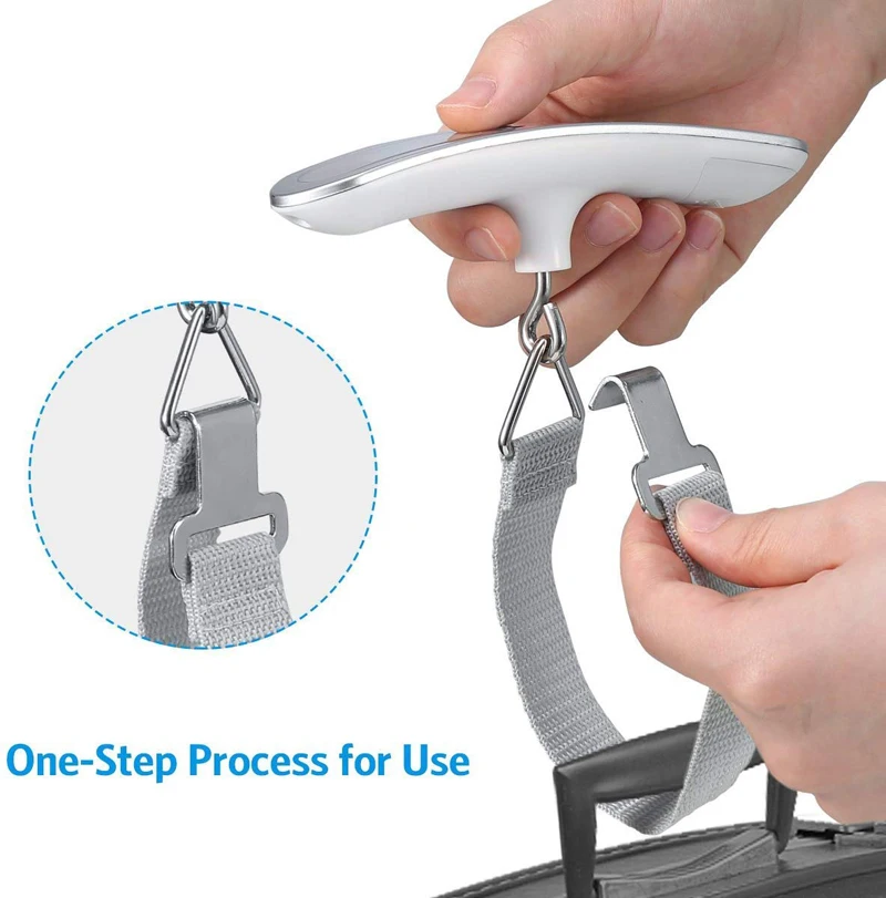 Цифровые Мини весы для багажа рыбалки путешествий чемодана электронного шкала