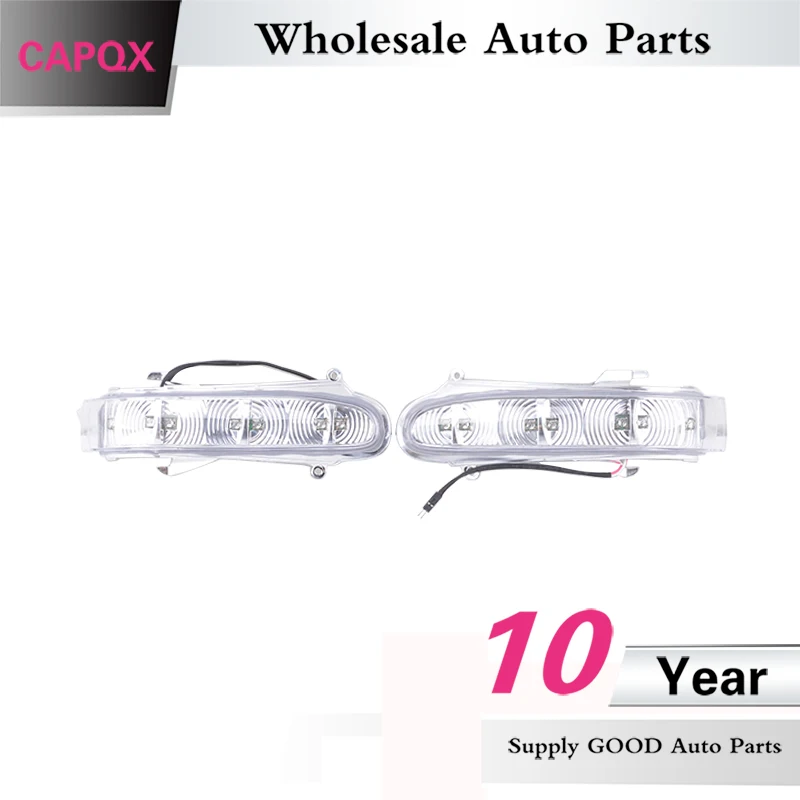 CAPQX 2PCS Rearview Mirror LED Turn Signal A220 820 06 21 For Mercede Benz W220 S280 S320 S350 S500 S600 blinks Indicator | Автомобили и