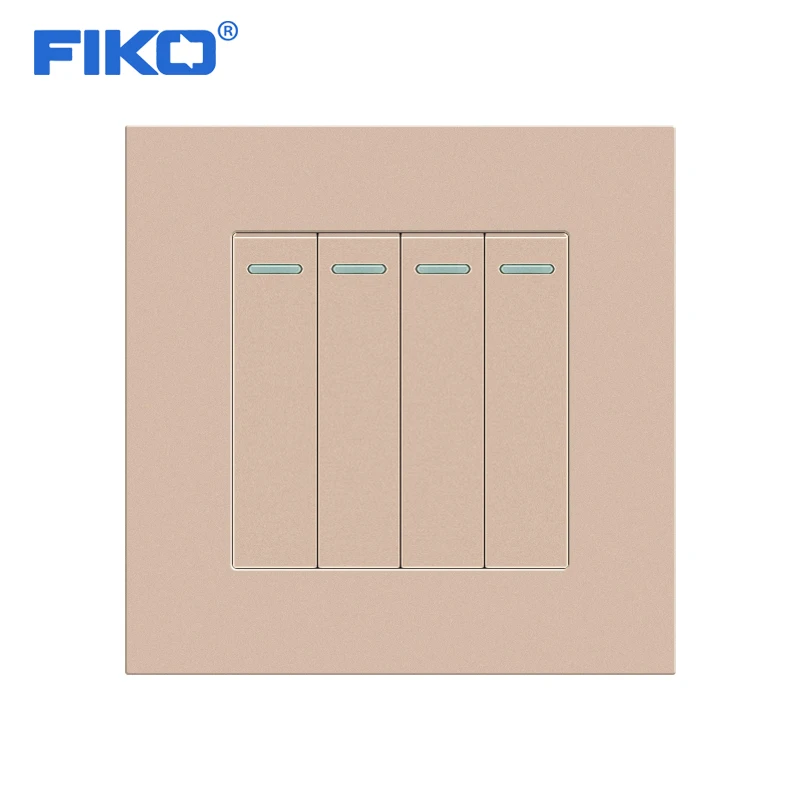 FIKO с USB цвета шампанского золотой 1 2 3 4 отделения способ направления зеркальный