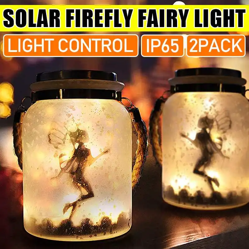 

Светильник на солнечной батарее, подвесной светильник на солнечной батарее, садовый водонепроницаемый портативный фонарь, матовое стекло, ...