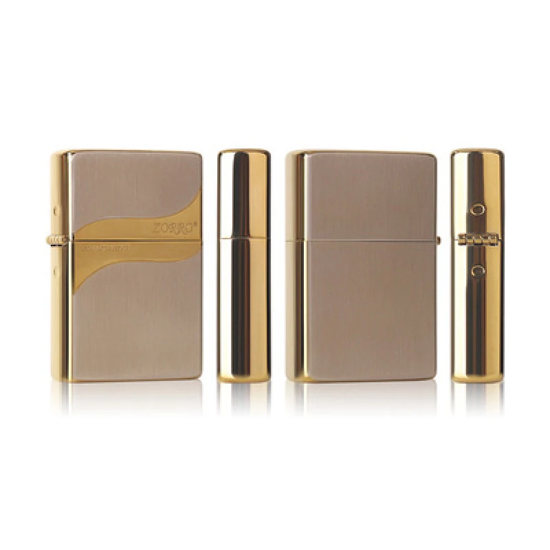 

ZORRO Kerosene Lighter New Simple And Thick Version Of Grinding Wheel Metal Windproof Lighter Cigarette Accessories Small Gifts