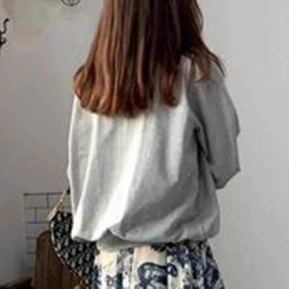 Женская футболка Осенняя дизайнерская шикарная с длинным рукавом Офисная