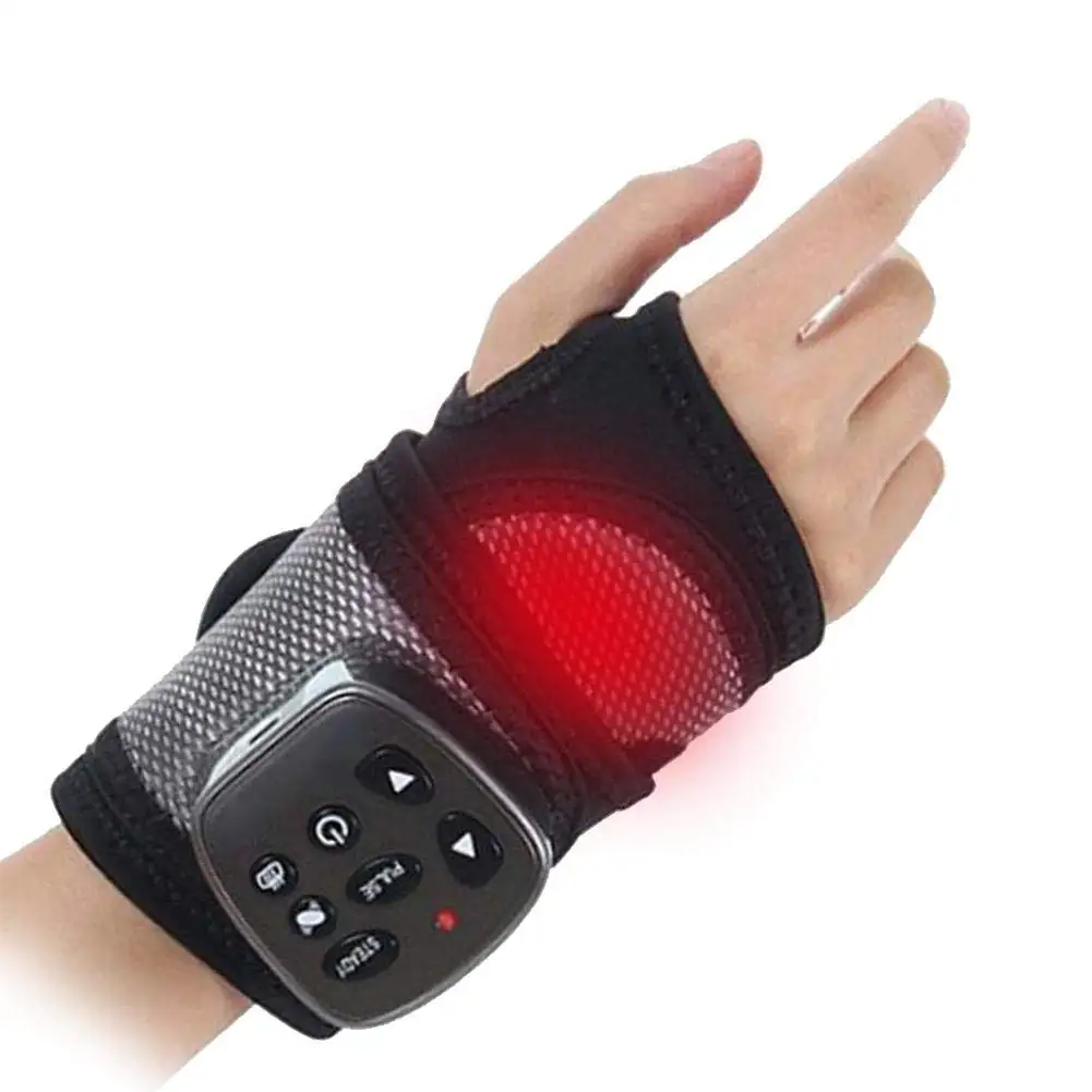 

Multi-Function Heated Wristband With Air Pockets Vibration Wristband Meridian Physiotherapy Instrument Relieve Wrist Pain