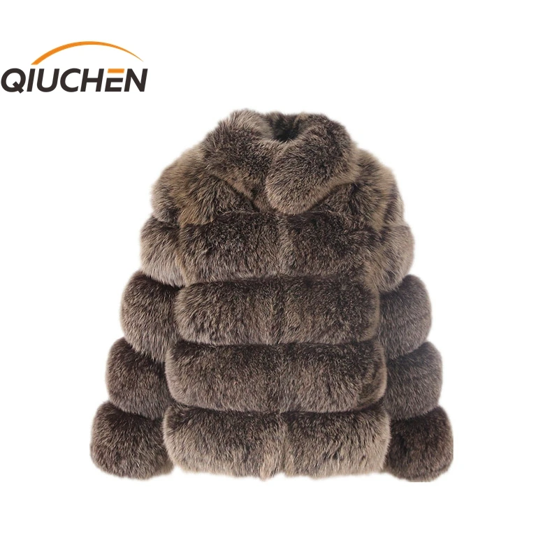 Женское зимнее пальто QIUCHEN PJ8139 2020 бесплатная доставка Толстая Шуба из