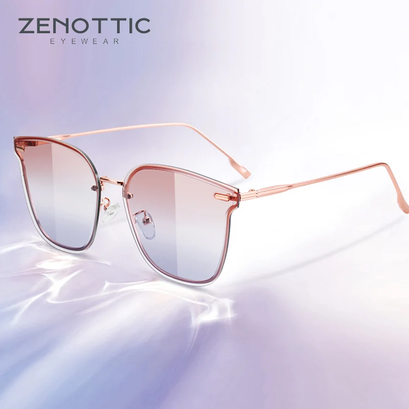 

ZENOTTIC Fashion Gradient Polarized Sunglasses Women Luxury Brand Trending Sun glasses UV400 Driving Ocean Shades Sun Glasses