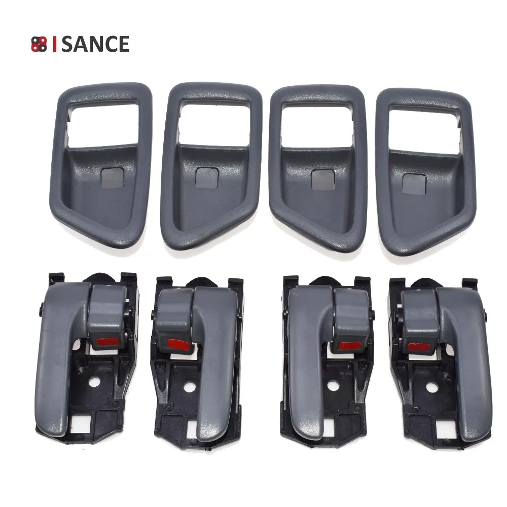 ISANCE Tan серая внутренняя ручка двери левый и правый FL FR RL RR 8 шт для Toyota Camry 1997 1998 1999