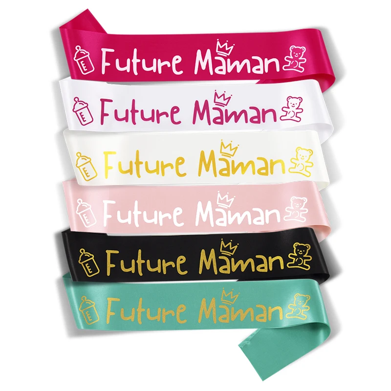 

【New Design】Mummy to Be Sash Daddy to Be Sash Baby Shower Party Decoration French Gender Reveal It’s a Boy It’s a Girl