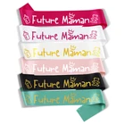 Новый дизайн мамина, чтобы быть с папой и быть с поясом, украшение для вечеринки в честь будущей матери, французский пол, показывает, что это мальчик, это девушка